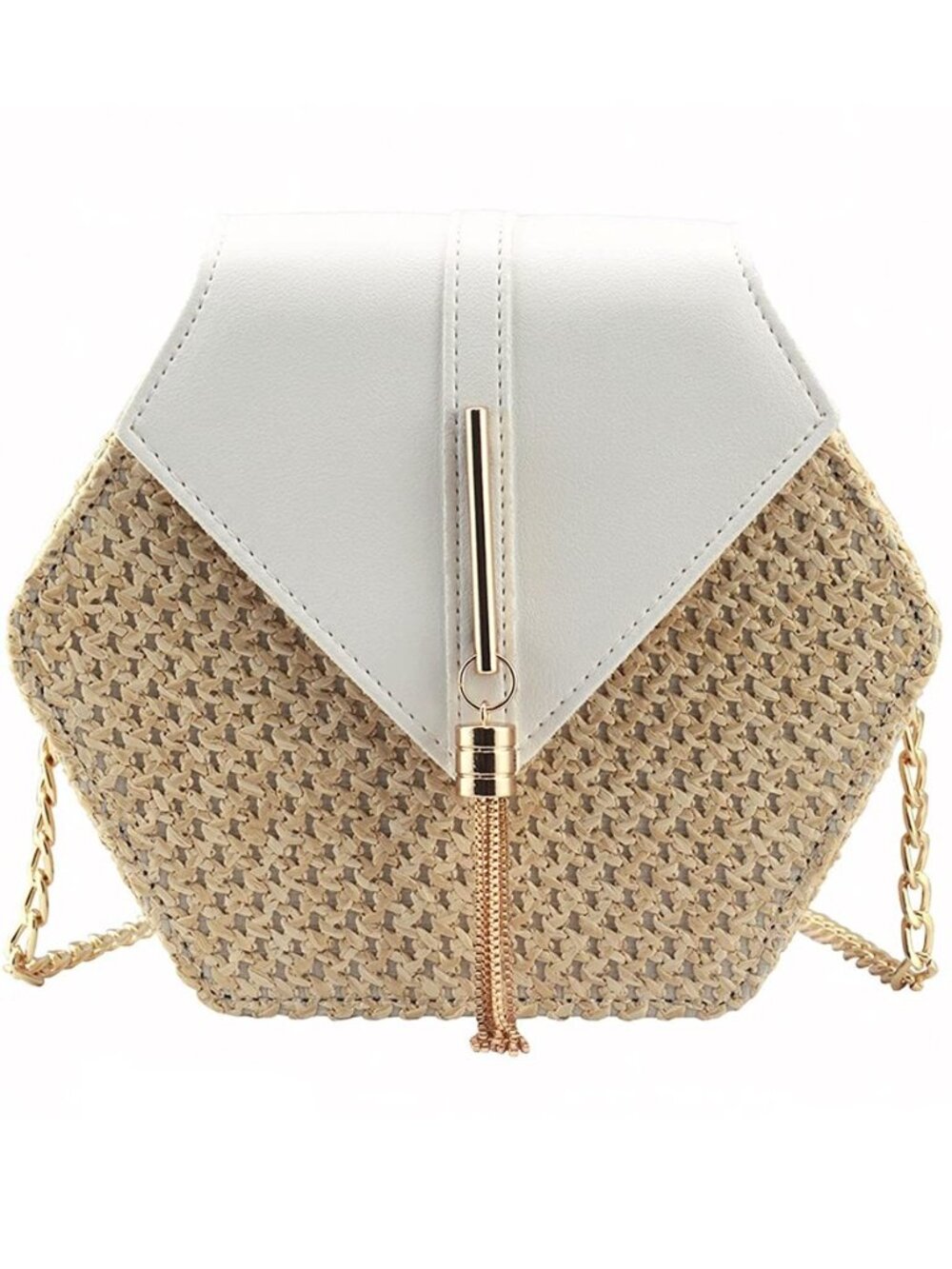 Women's Crossbody Bag Cute Straw Shoulder Bag